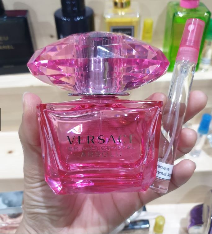 น้ำหอมแท้แบ่งขาย Versace Bright Crystal Absolu Eau De Parfum for women💕Travel Size #แบบทดลอง