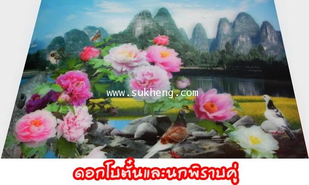 ภาพดอกโบตั๋น 3 มิติ