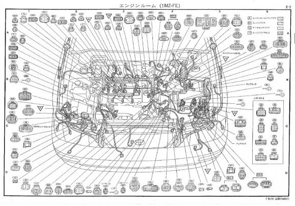 หนังสือ วงจรไฟฟ้า (wiring diagram) รถยนต์ TOYOTA AVALON MCX10 เครื่องยนต์ 1MZ-FE 95~ (JP)
