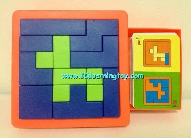 CREATIVE-Pattern Puzzle Set A&B เกมฝึกไอคิว ชุดบล็อคเหลี่ยม 5+ เกมฝึกความคิด ฝึกสมองและความคิดสร้างสรรค์ แถมกระเป๋าฟรี 1 ใบ ส่งฟรีค่ะ