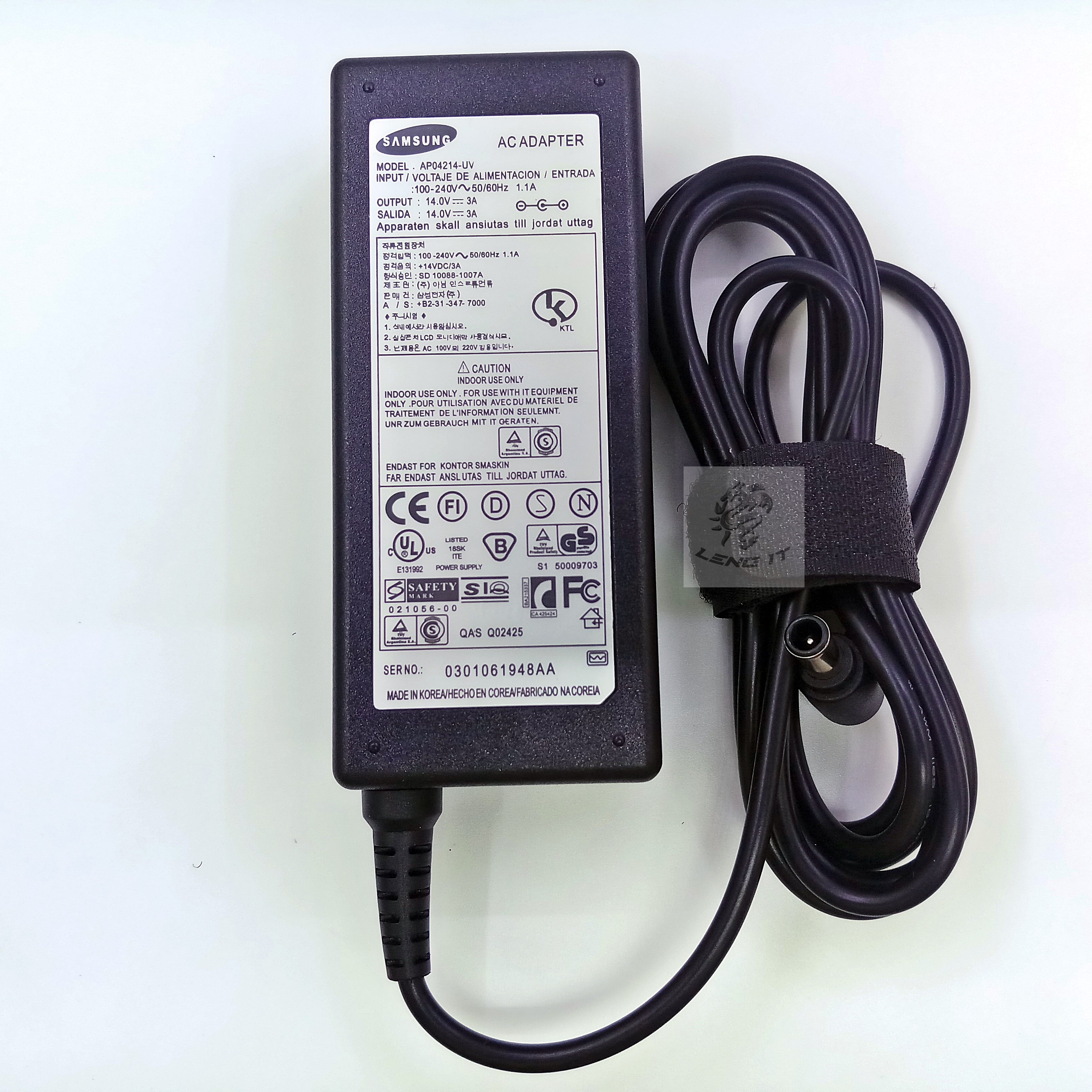 ADAPTER SAMSUNG 14V 3A 42W หัว6.5*4.4MM (ของเทียบ OEM)