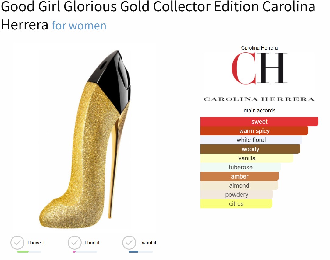 น้ำหอมแท้แบ่งขาย Carolina Herrera Good Girl Glorious Gold EDP 💕Travel Size แบบทดลอง