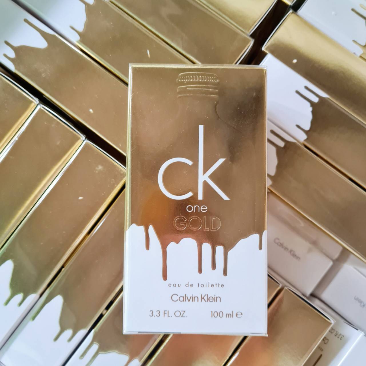 น้ำหอมแท้ Calvin Klein CK One Gold Limited Edition EDT 100 ml. กล่องซีล