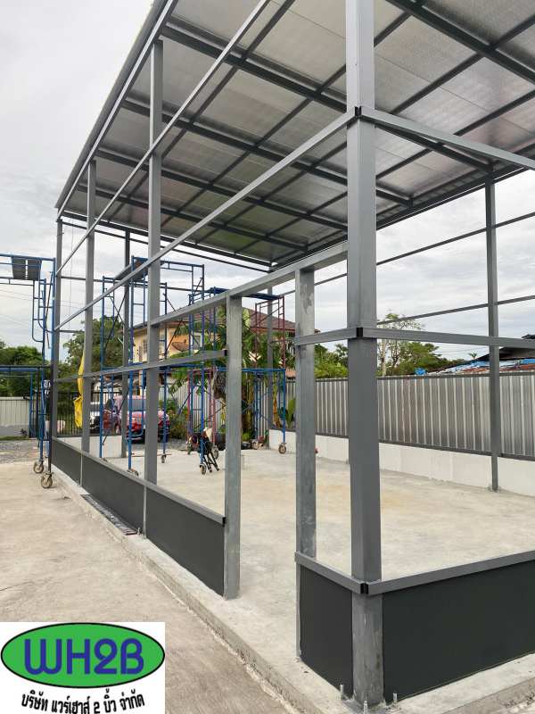 โกดังสำเร็จรูป ขนาด5.00x10.00 เมตร ท่าข้าม