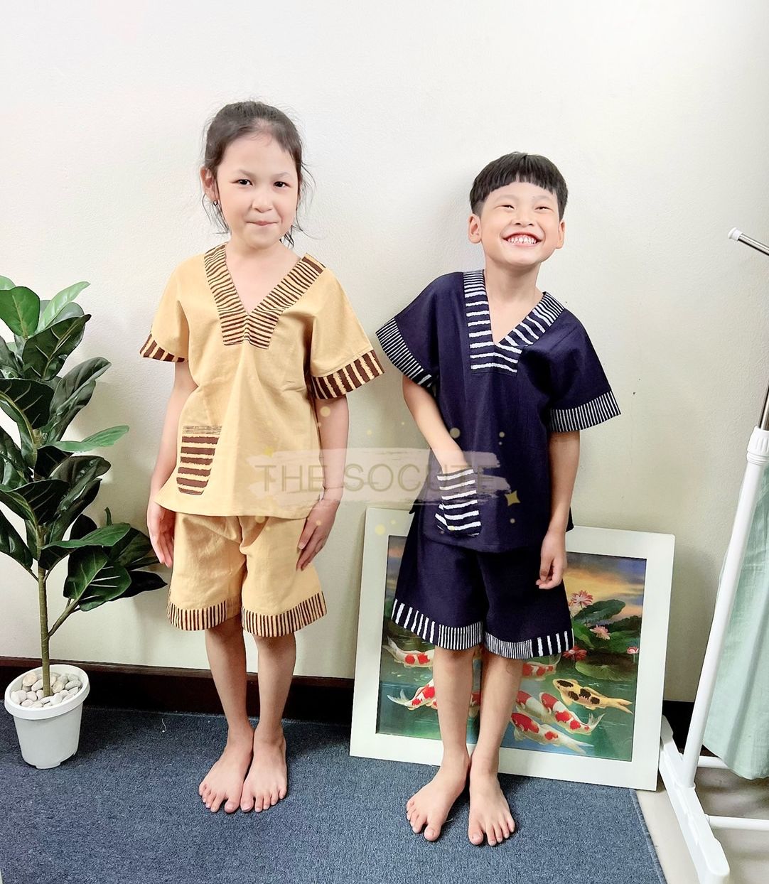 ชุดเซ็ท ผ้าฝ้ายเด็ก ฟอกนุ่ม ใส่ได้ทั้งเด็กผู้ชาย และเด็กผู้หญิง