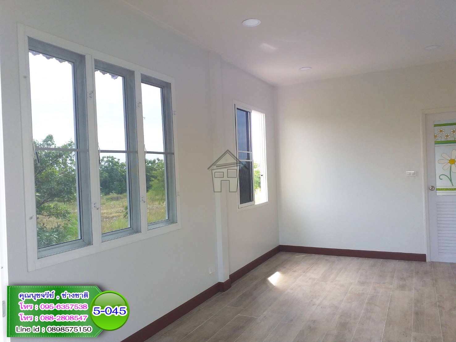 5-045 บ้านน็อคดาวน์ - บ้านหลังใหญ่ - ทรงจั่วมุกซ้อน