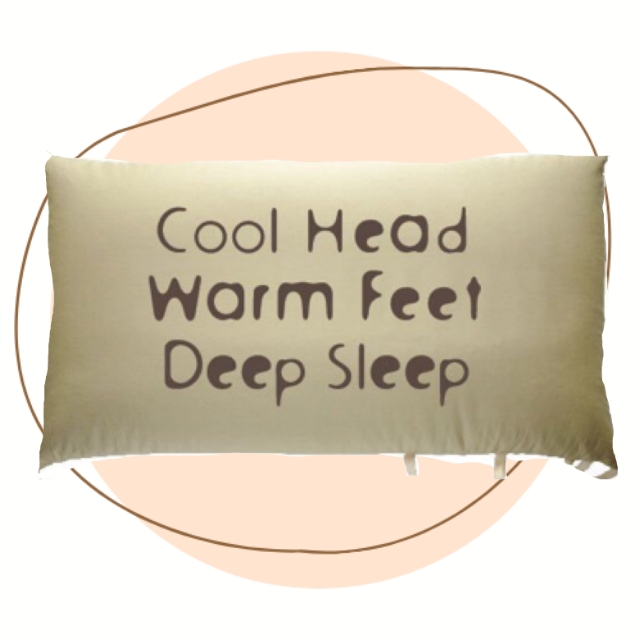 หมอนร้อยปี หมอนโซบะ Buckwheat Husk & Herb Pillow