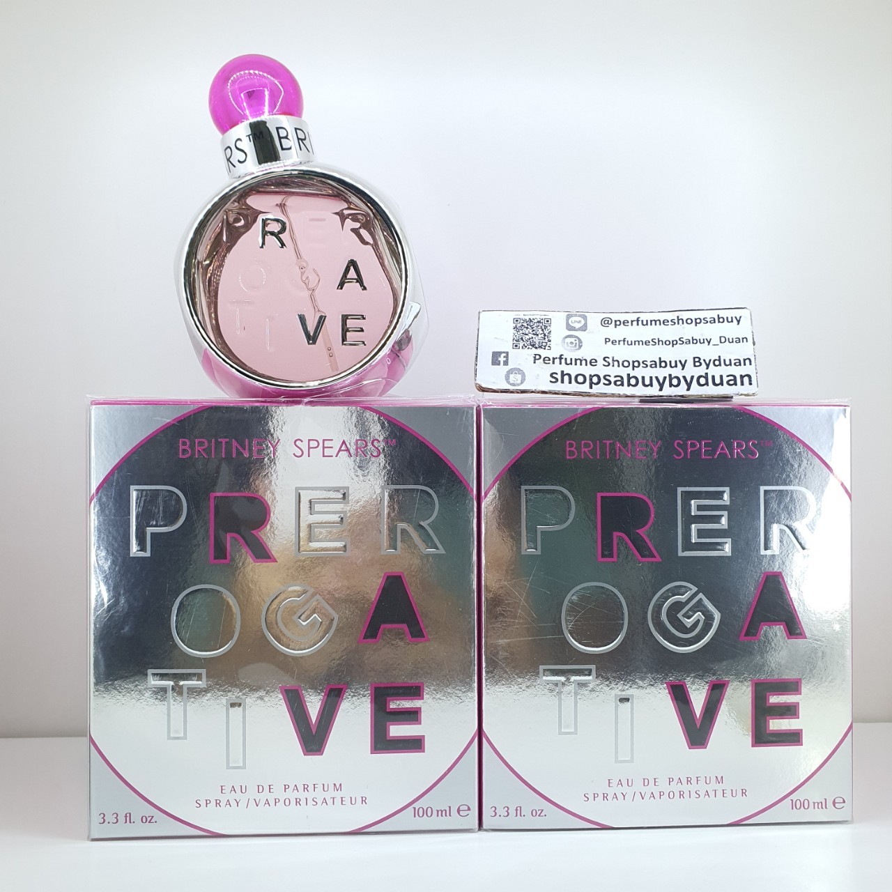 น้ำหอมแท้ Britney Spears Prerogative Rave EDP 100ml กล่องซีล