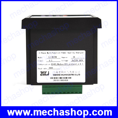 มิเตอร์วัดกำลังไฟฟ้า วัดการใช้พลังงานไฟฟ้า 3 เฟส Power quality Analyzer, PF, KWh, Amp, Voltage, Watt meter