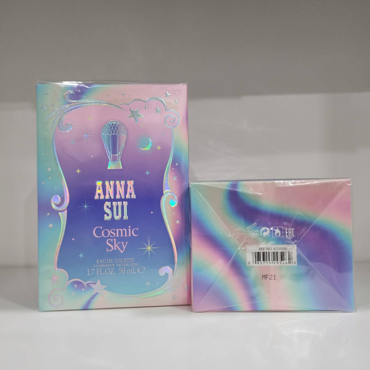 น้ำหอมแท้ Anna Sui Cosmic Sky Eau De Toilette 50ml กล่องซีล