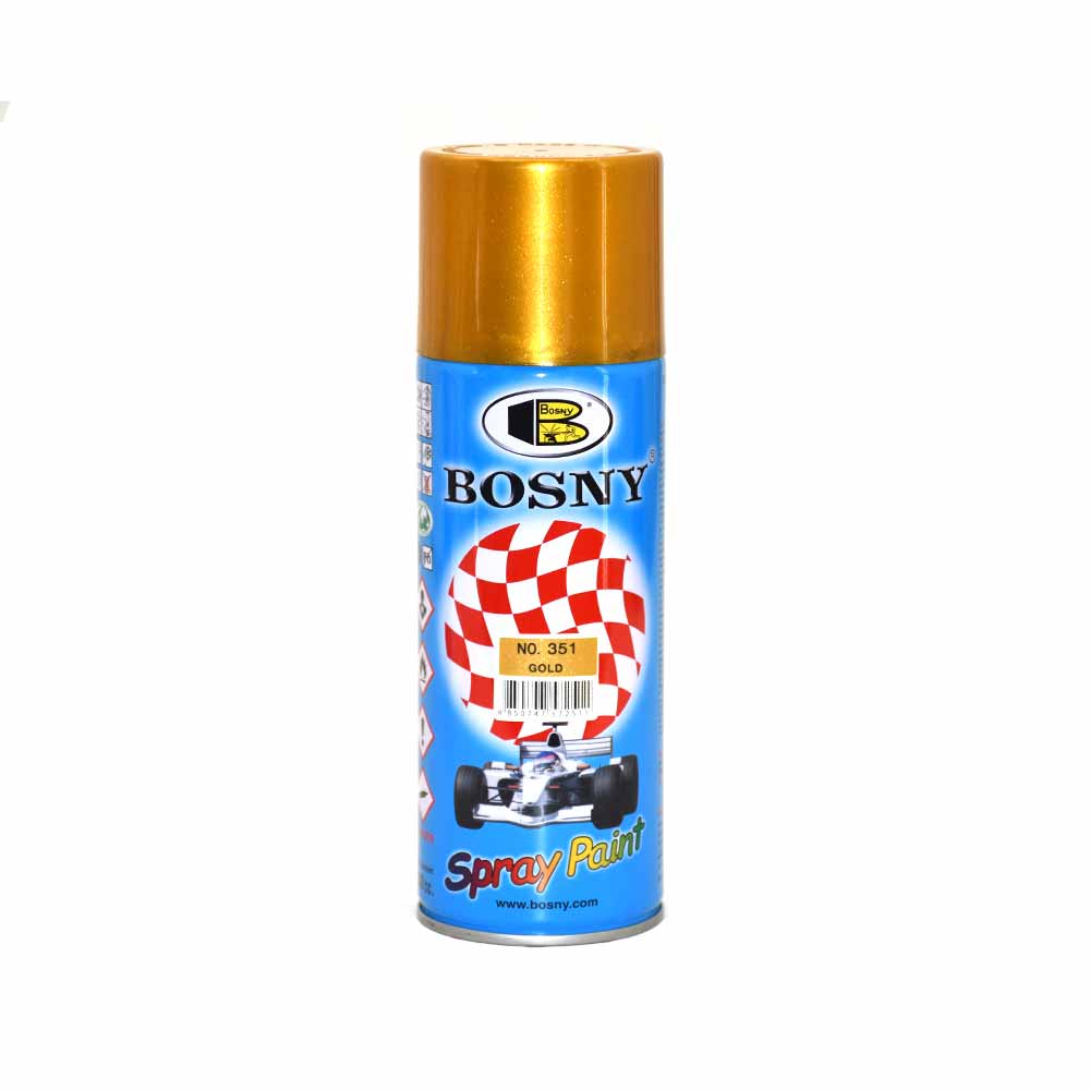 BOSNY 351 352 361 สีสเปรย์อะครีลิค สีเมทัลลิค แคนดี้โทน 400CC บอสนี่