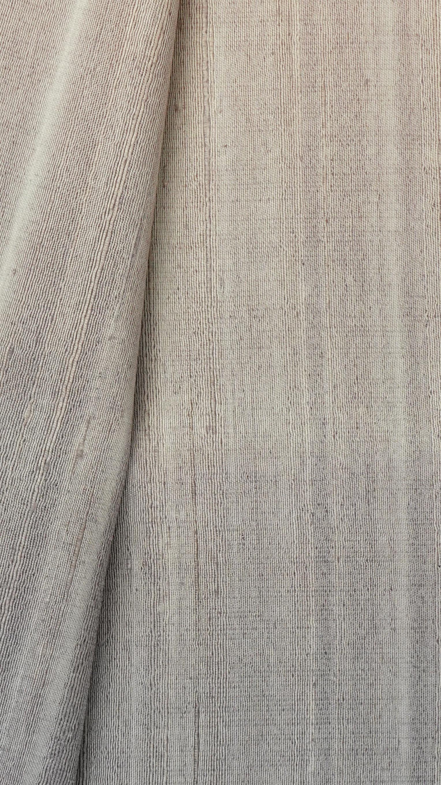 ผ้าไหมย้อมสไลด์สี ไหมบ้านทอมือ 2ตะกอ สีน้ำตาลเบจ-สีเทา เลือกขนาด รหัส BT-TT-02246857