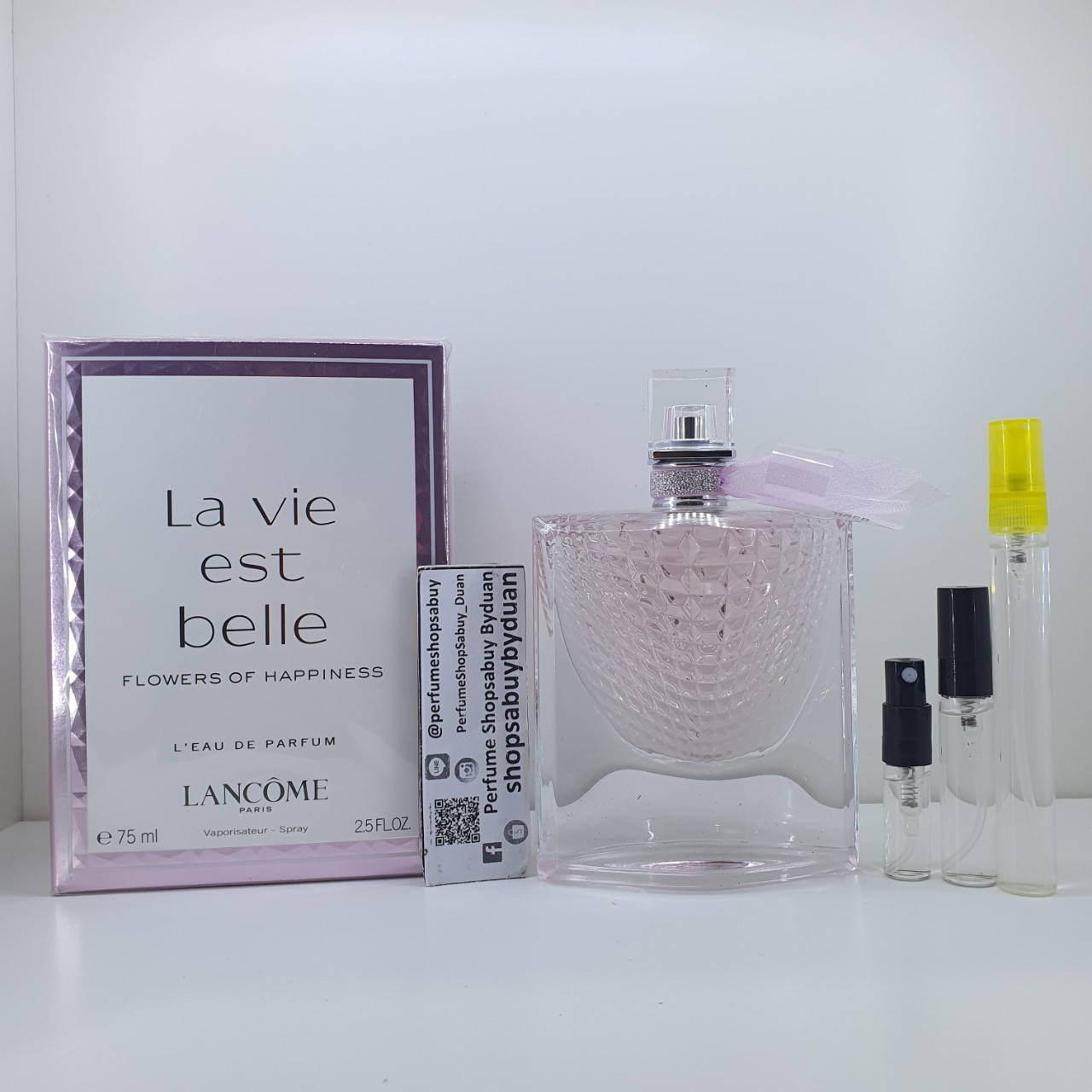 น้ำหอมแท้แบ่งขาย Lancome La Vie Est Belle Flowers Of Happiness L'Eau De Parfum