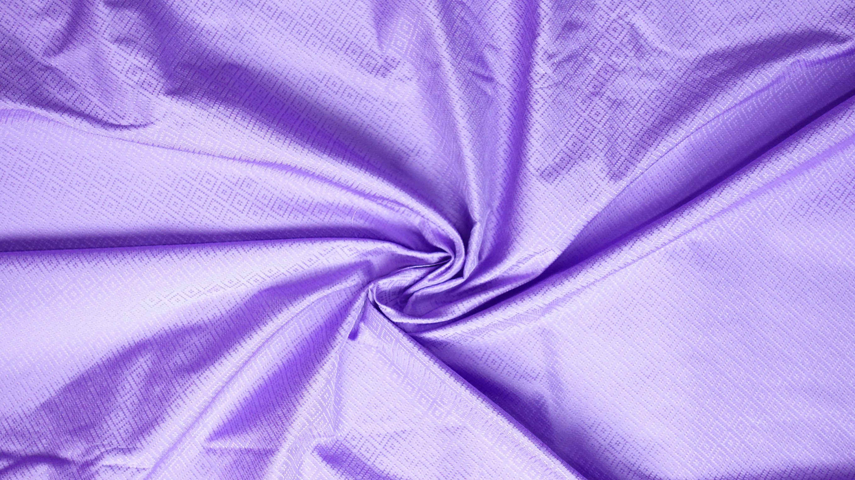 ผ้าไหมยกดอก ลายลูกแก้ว สีพื้น ไหมแท้ สีม่วงดอกมะเขือ (ราคาต่อหลา) รหัส B1-NY-SKU-36493