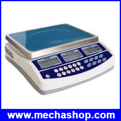 เครื่องชั่งดิจิตอล เครื่องชั่งนับจำนวนแบบตั้งโต๊ะ ระบบอิเล็กทรอนิกส์ COUNTING SCALES 3kg/0.1g, 6kg/0.2g, 15kg/0.5g, 30kg/1g จานสแตนเลส 230x300 mm ยี่ห้อ TSCALE รุ่น QHC