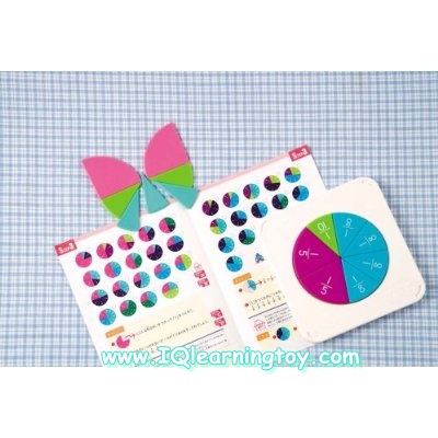 Kumon-กระดานเศษส่วน คุมอง ใช้สอนเรื่องเศษส่วนให้เด็กเข้าใจง่ายขึ้น โดยใช้เรื่องสีให้เด็กเห็นภาพ สอนความคิดสร้างสรรค์จากชิ้นเศษส่วนสร้างภาพได้ด้วยค่ะ ส