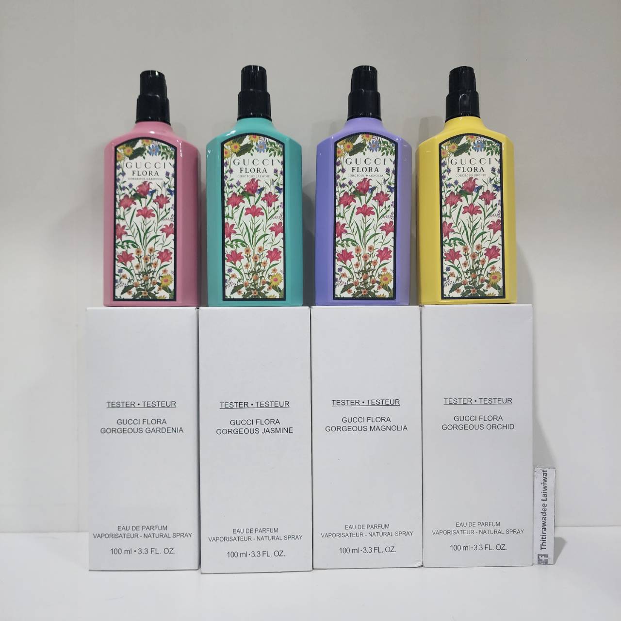 น้ำหอมแท้ Gucci Flora Gorgeous Jasmine EDP For Women 100ml กล่องเทสเตอร์