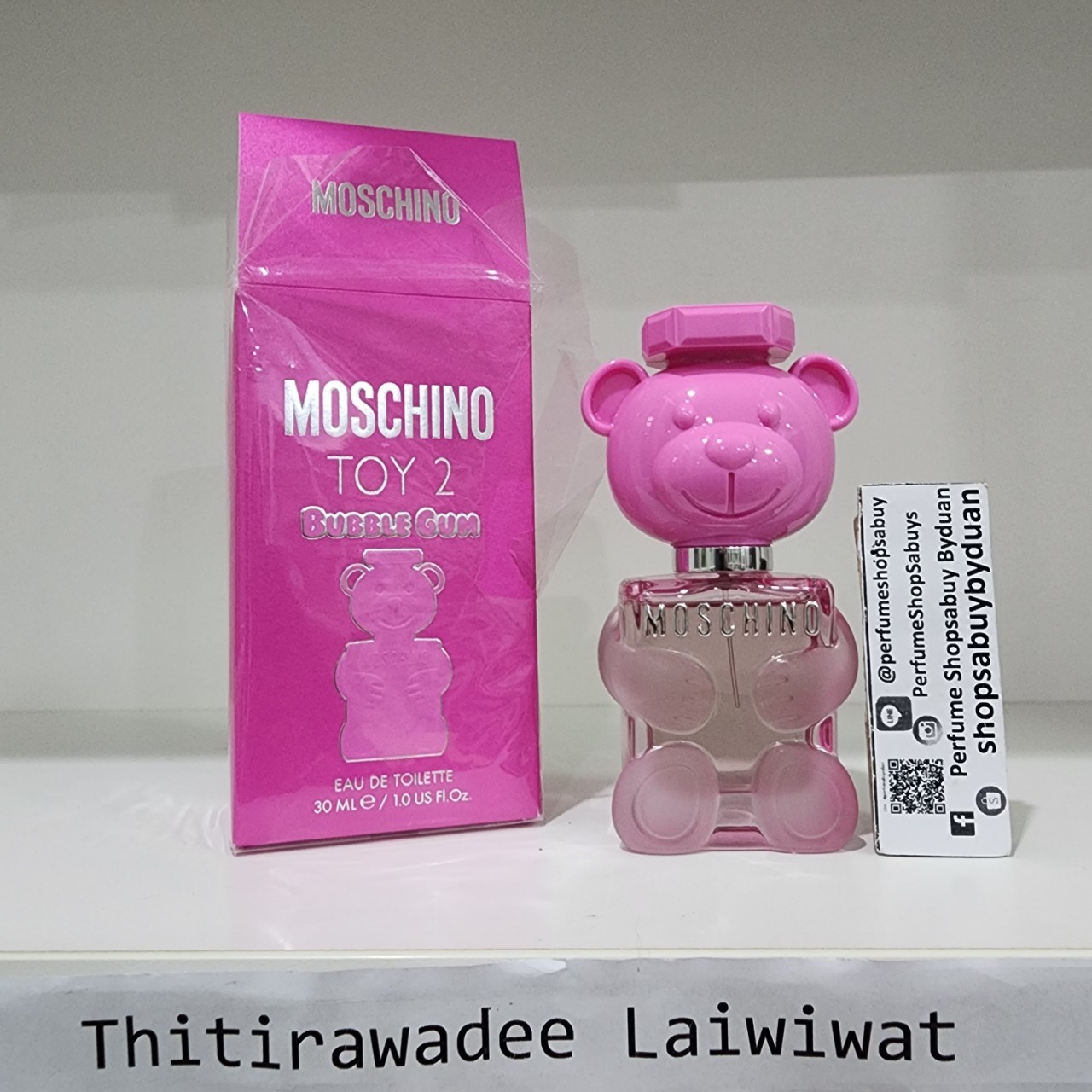 น้ำหอมแท้ Moschino Toy 2 Bubble Gum Eau De Toilette 30ml กล่องซีลแกะซีลถ่ายรูป