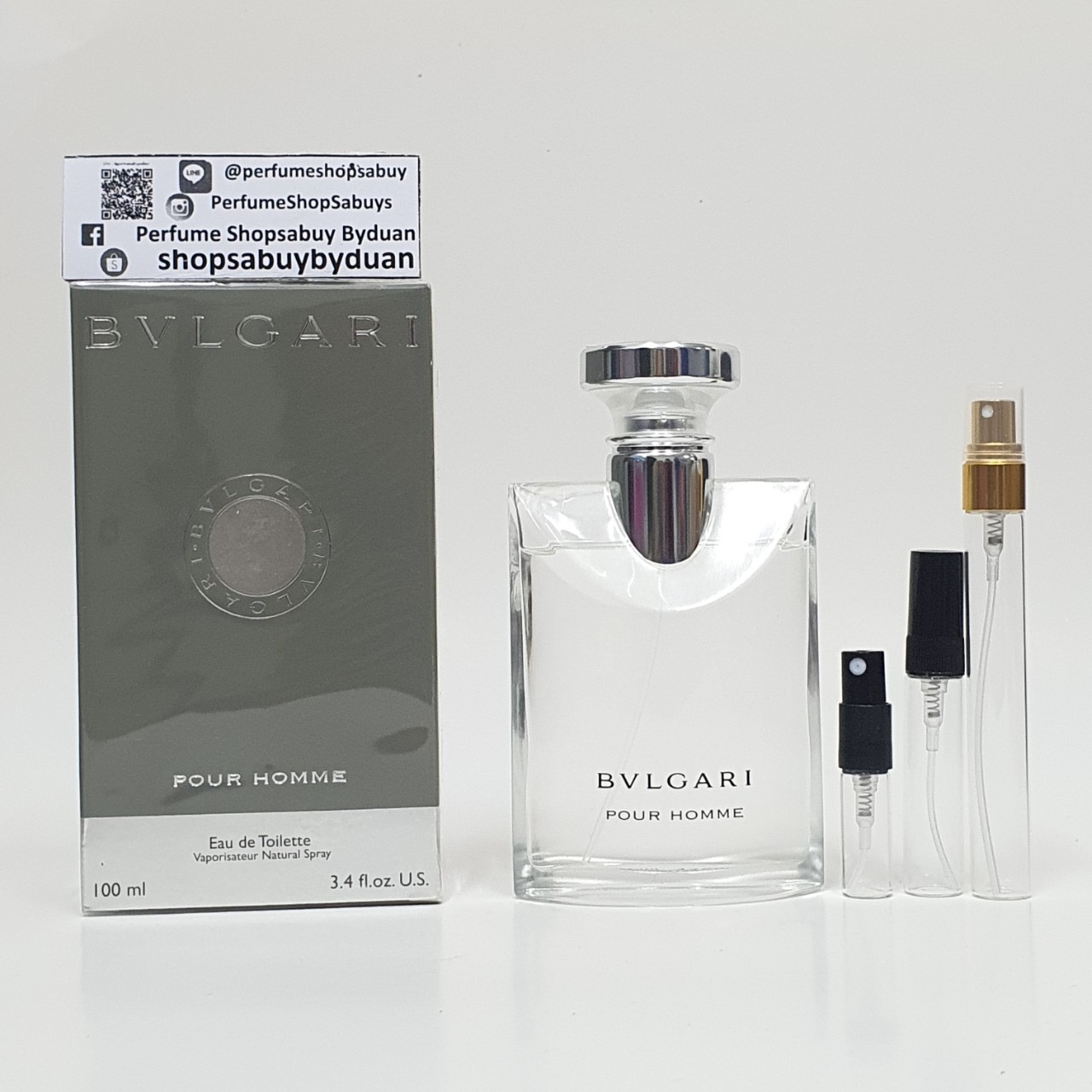 น้ำหอมแท้แบ่งขาย Bvlgari Pour Homme EDT 💦แบ่ง 💕Travel Size แบบทดลอง