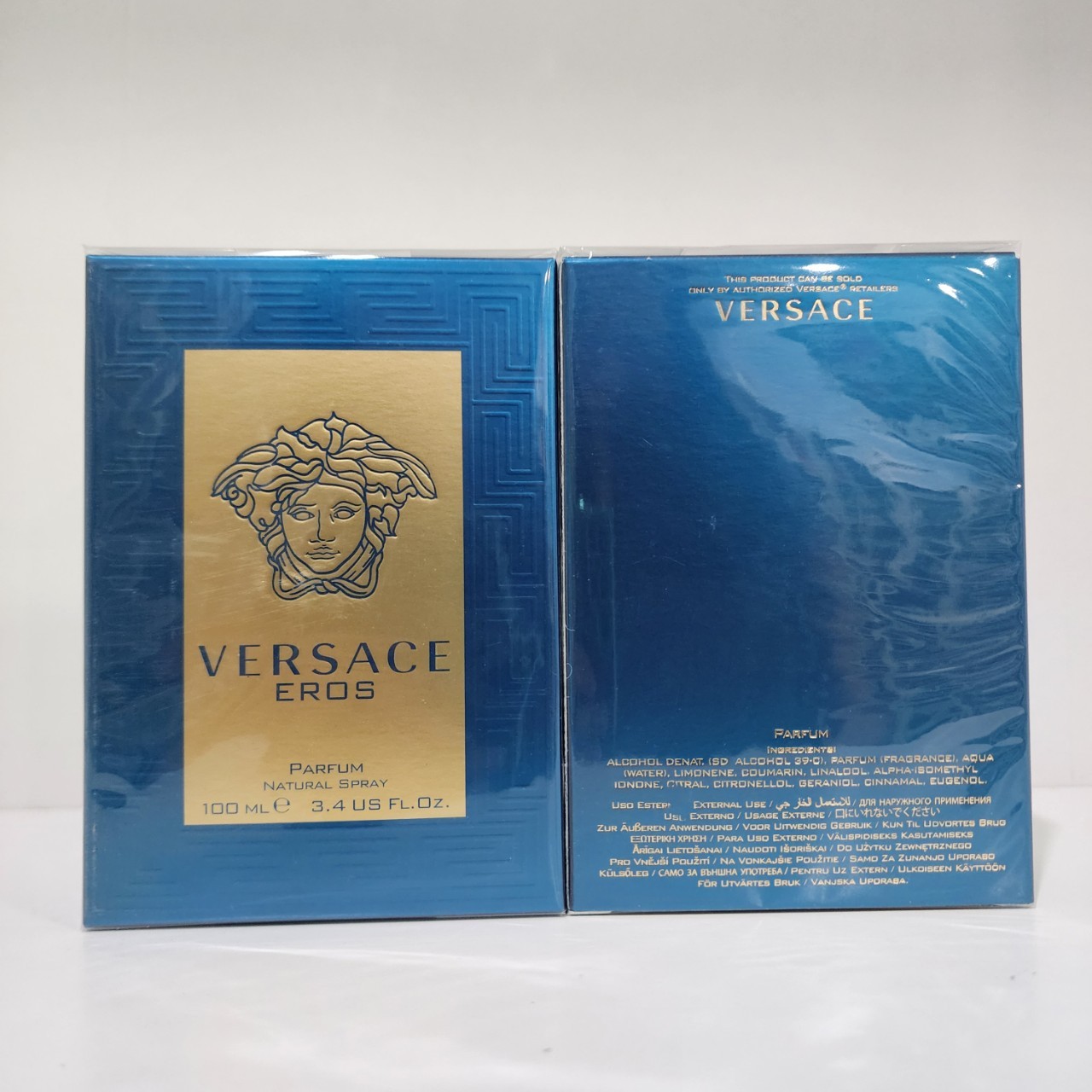 น้ำหอมแท้ Versace Eros Parfum 100ml กล่องซีล
