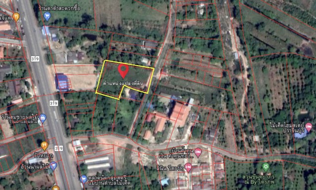 ขาย ที่ดิน ถมแล้ว ต.ไม้เค็ด ปราจีนบุรี ทางเข้าไม้เค็ดโฮมสเตย์