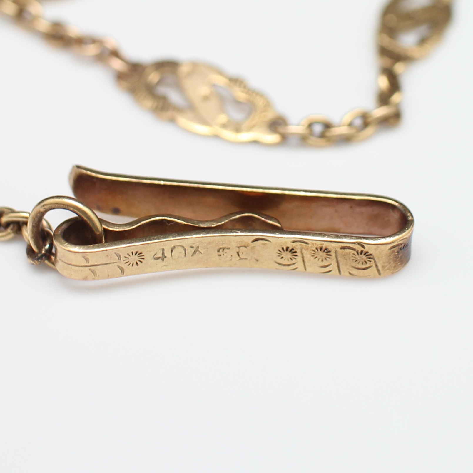 CL25004 สายทิ้งนาก นากแท้ 40% นน. 14.8 กรัม