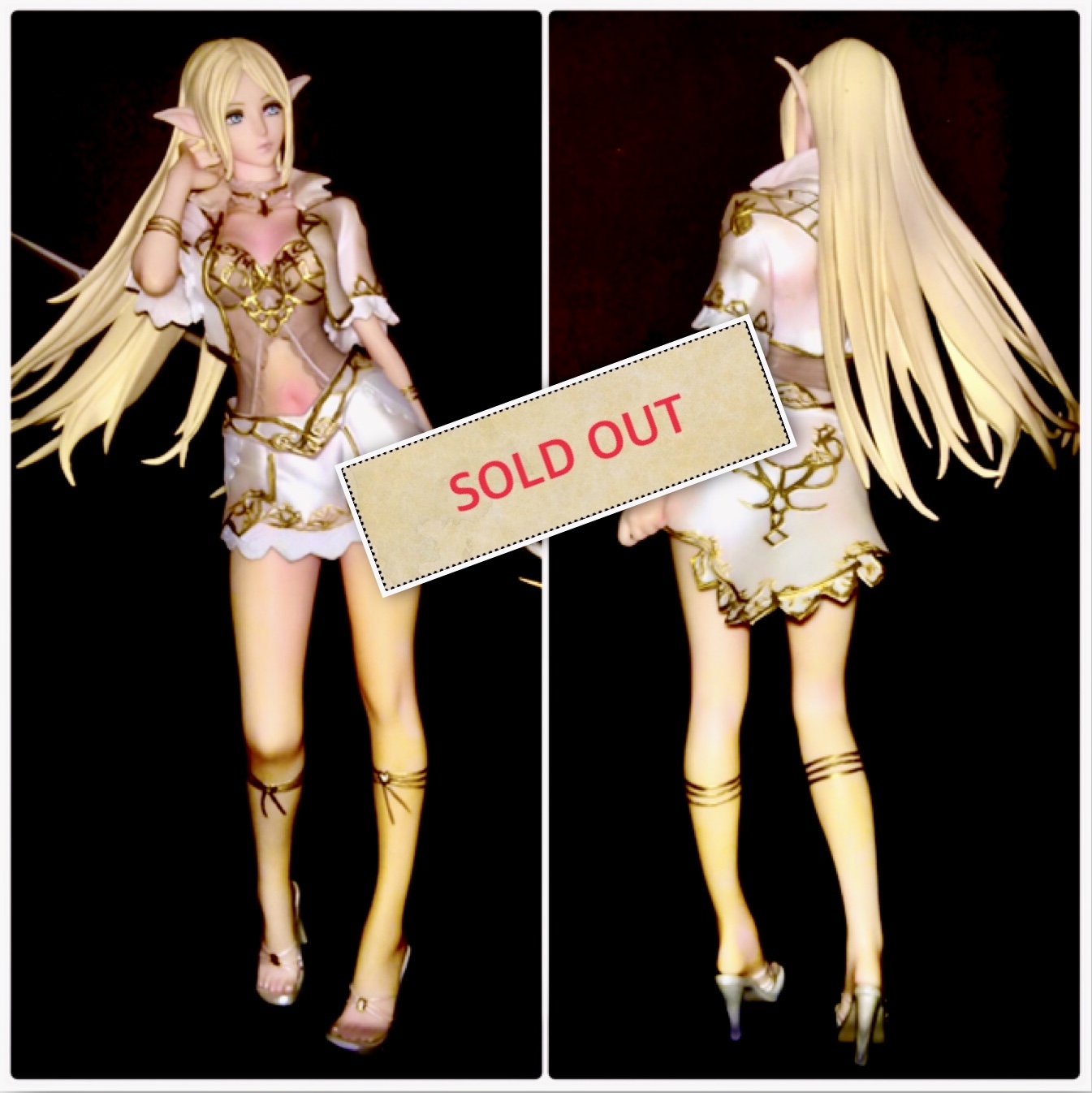 Figure Lineage ll ELF Chaotic Throne Pueple Box Special Limited, Beautiful Body Suit, Sexy Model High Estimate 29-32 CM. Rare Figure