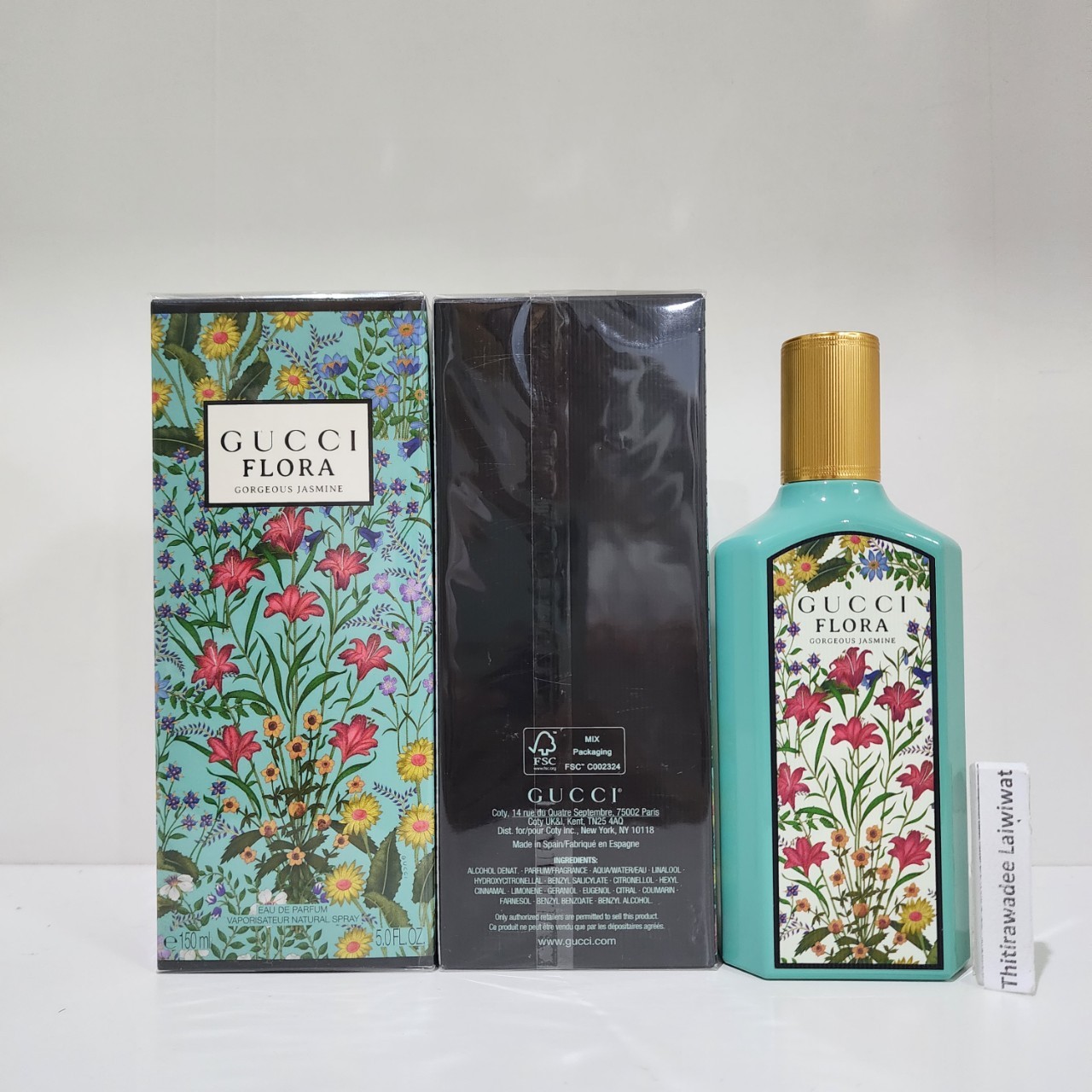 น้ำหอมแท้ Gucci Flora Gorgeous Jasmine EDP For Women150ml. กล่องซีล