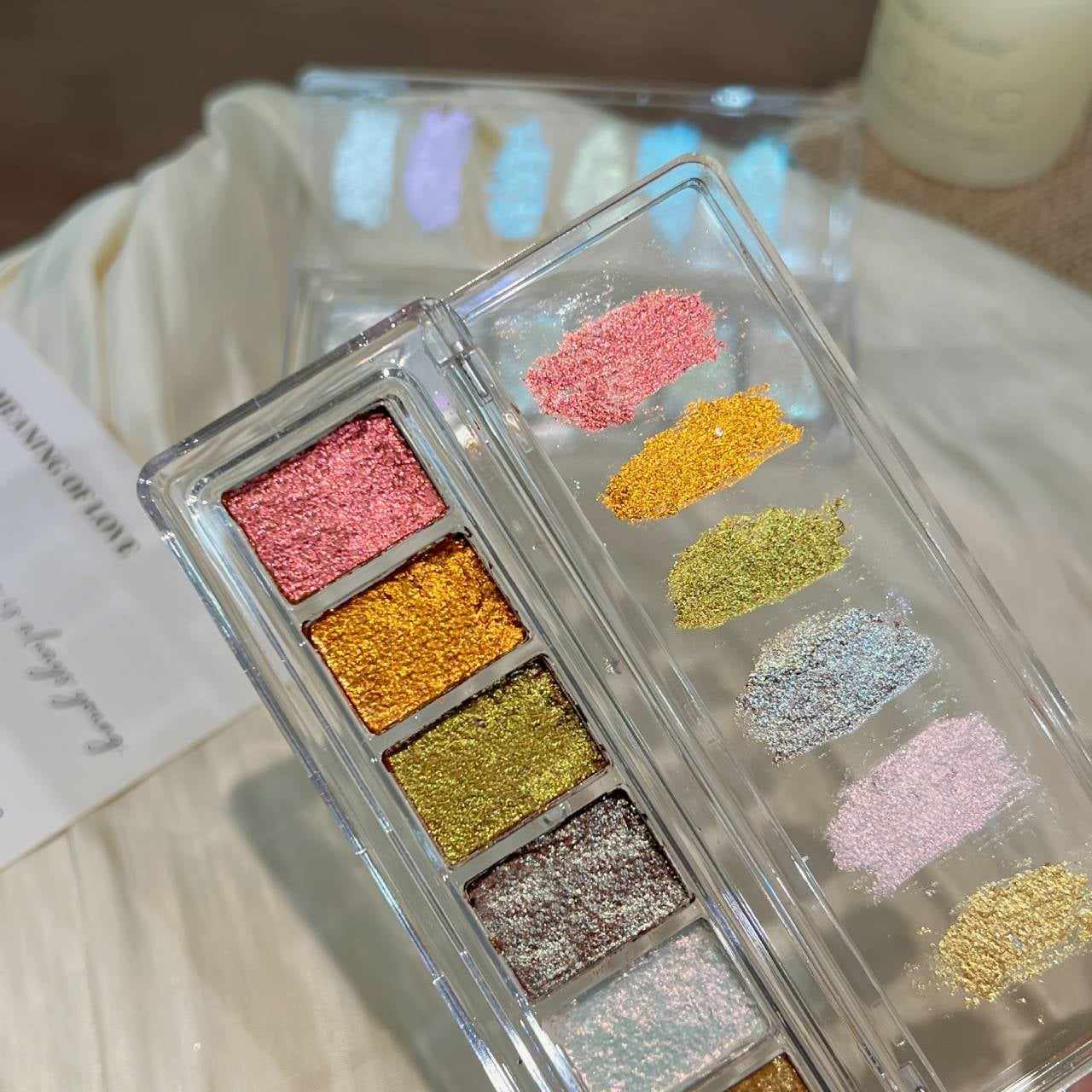 สีโพลาไรซ์ สีMermaid เนื้อครีมเมอเมด ตกแต่งเล็บ 6สี/เซต