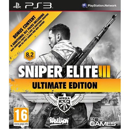 PS3 Sniper Elite III - Ultimate Edition (Z2) [ส่งฟรี EMS]