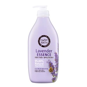 HAPPY BATH Lavendar Relaxing Body Wash 900g (13,900 won) กลิ่นลาเวนเดอร์ เนื้อฟองนุ่ม หอมติดกายทน สูตรเพื่อผ่อนคลาย