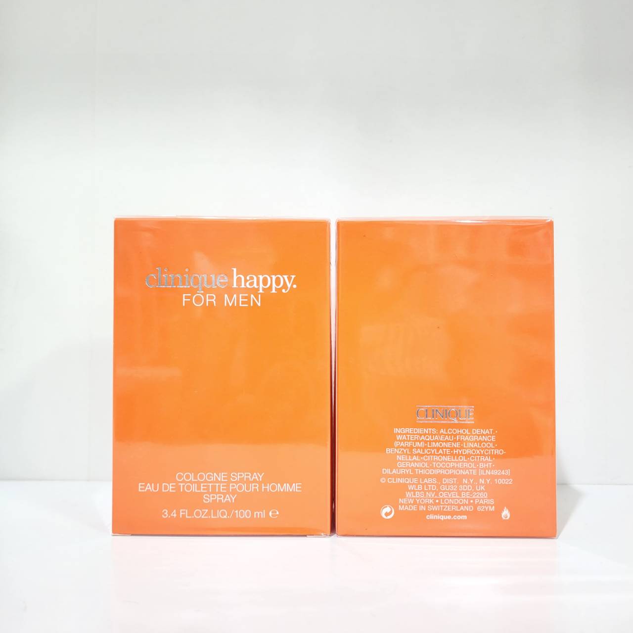 น้ำหอม Clinique Happy For Men Eau De Toilette Spray 100มิล กล่องซีล