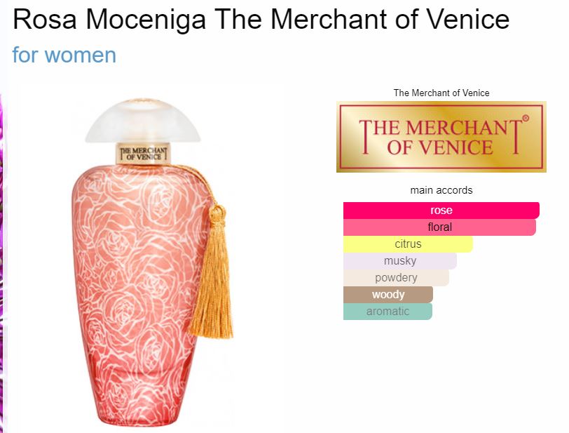 น้ำหอมแท้แบ่งขาย The Merchant of Venice Rosa Moceniga for women💕Travel Size #แบบทดลอง