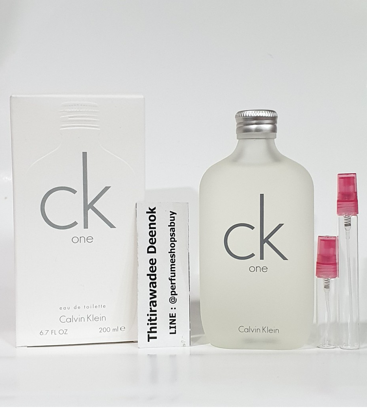 น้ำหอมแท้แบ่งขาย Calvin Klein CK One Eau De Toilette 💦แบ่ง 💕Travel Size แบบทดลอง