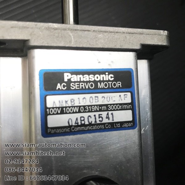 Servo motor & Driver Panasonic รุ่น ADKB100BPFHCL / AMK100B20CAF