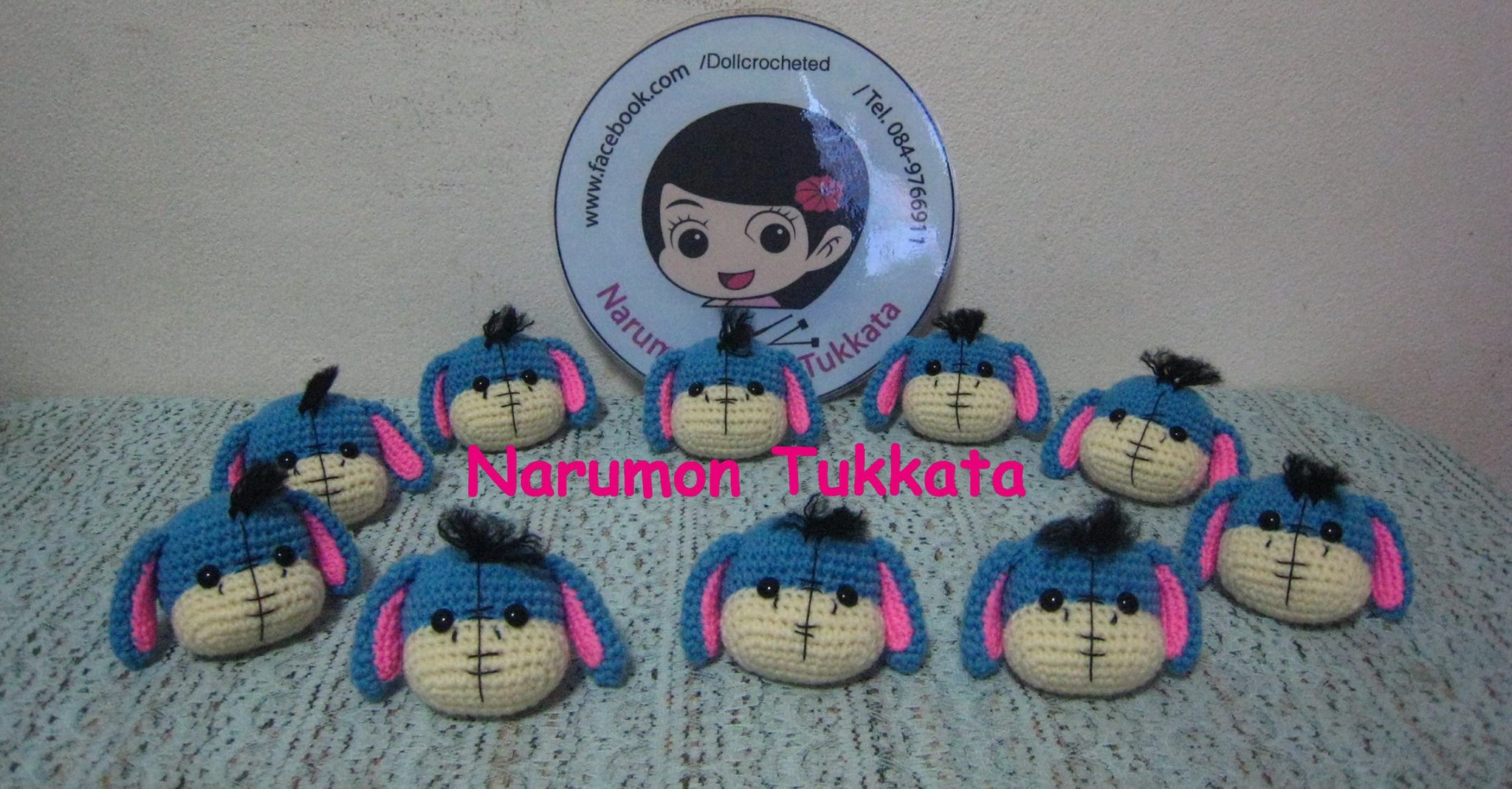 หัวตุ๊ตาถัก 2นิ้ว