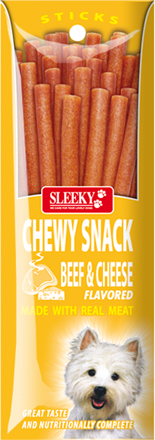 ขนมสุนัข SLEEKY ชิววี่สแน็ค รสเนื้อชีส (ชนิดแท่ง - สำหรับหมาเล็ก)