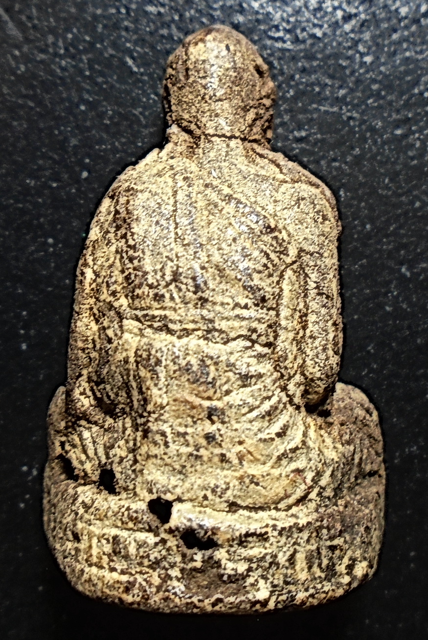 รูปเหมือนลอยองค์ เนื้อผงยาจินดามณี ลป.เจือ วัดกลางบางแก้ว