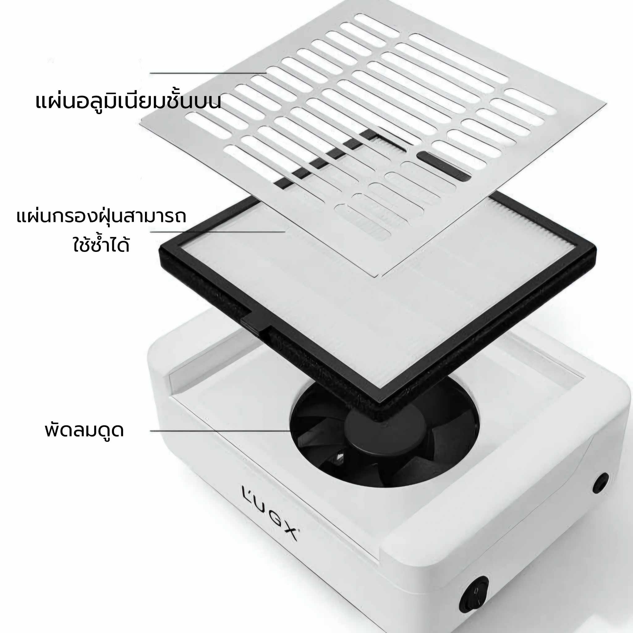 เครื่องดูดฝุ่นเล็บ L ́UGX LG-608 40w ของแท้100%