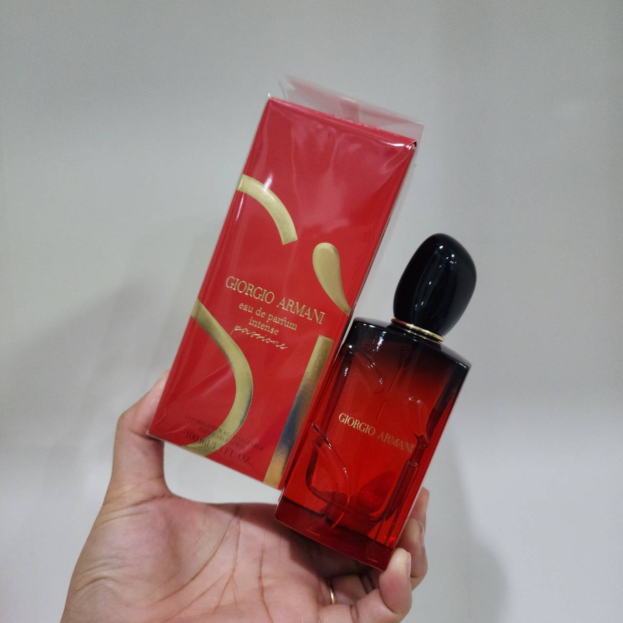 น้ำหอมแท้ Giorgio Armani Si Passione Intense ปี 2024 ขนาด100ml กล่องซีลป้ายไทย