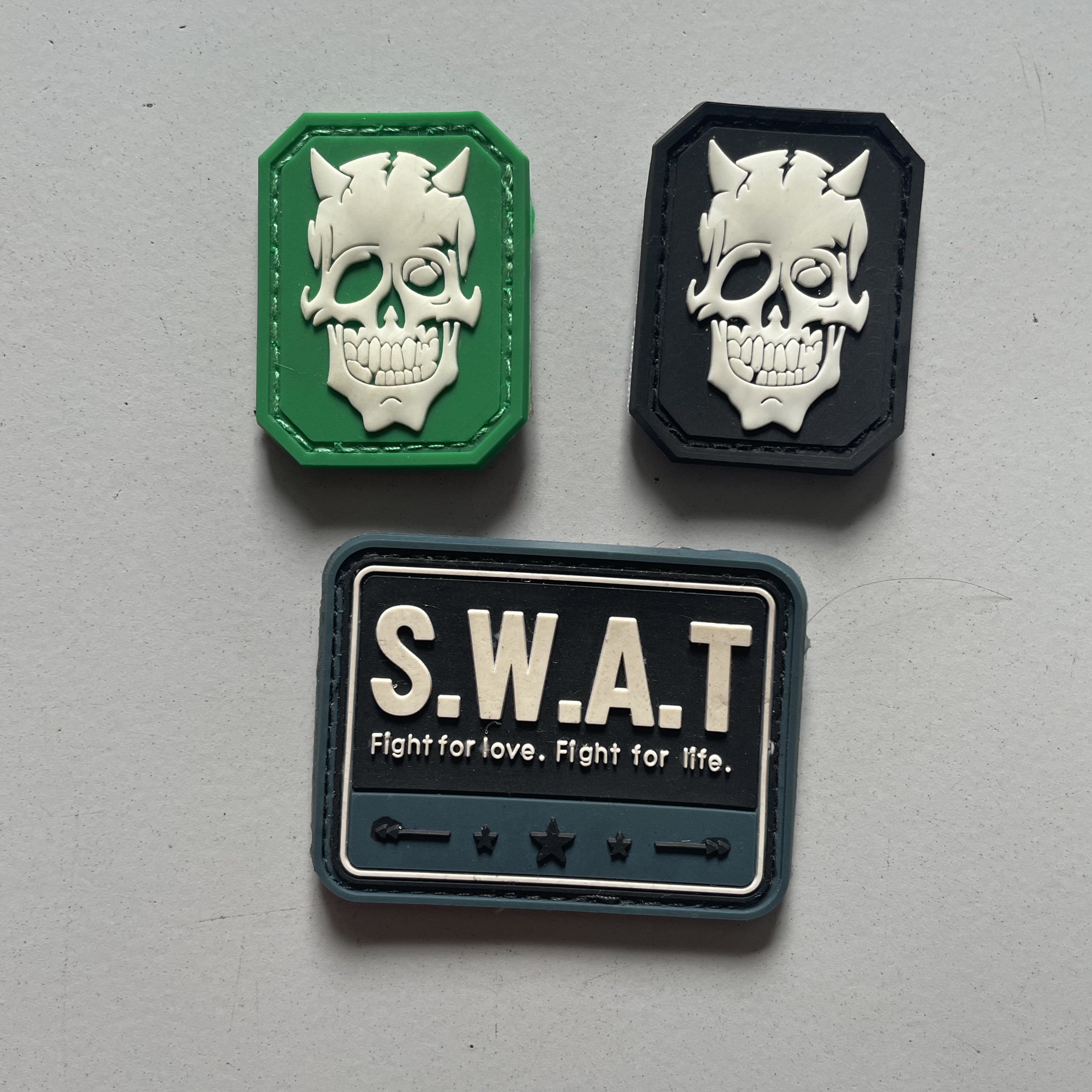 patch อาร์ม แบบ pvc กลุ่ม A (มีตีนตุ๊กแกทุกชิ้น)