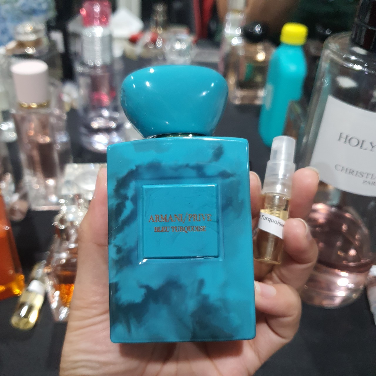 น้ำหอมแท้แบ่งขาย Giorgio Armani Prive Les Eaux - Bleu Turquoise EDP 💕Travel Size แบบทดลอง