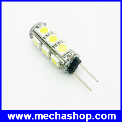 หลอดไฟ LED G4 13SMD 5050 12V DC 2.6W 230lm 6000K แสงสีขาว 40000 ชั่วโมง