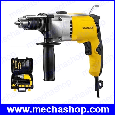 ชุดสว่านกระเเทก สว่านกระแทกไฟฟ้า 13 มม. 720 วัตต์ Percussion Drill STANLEY STDH7213V 13MM720W