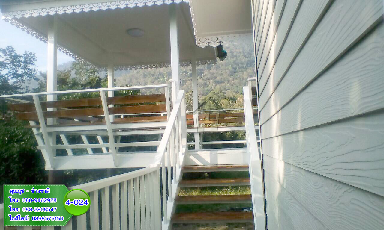 4-024 บ้านน็อคดาวน์ ทรงจั่วมุกซ้อน