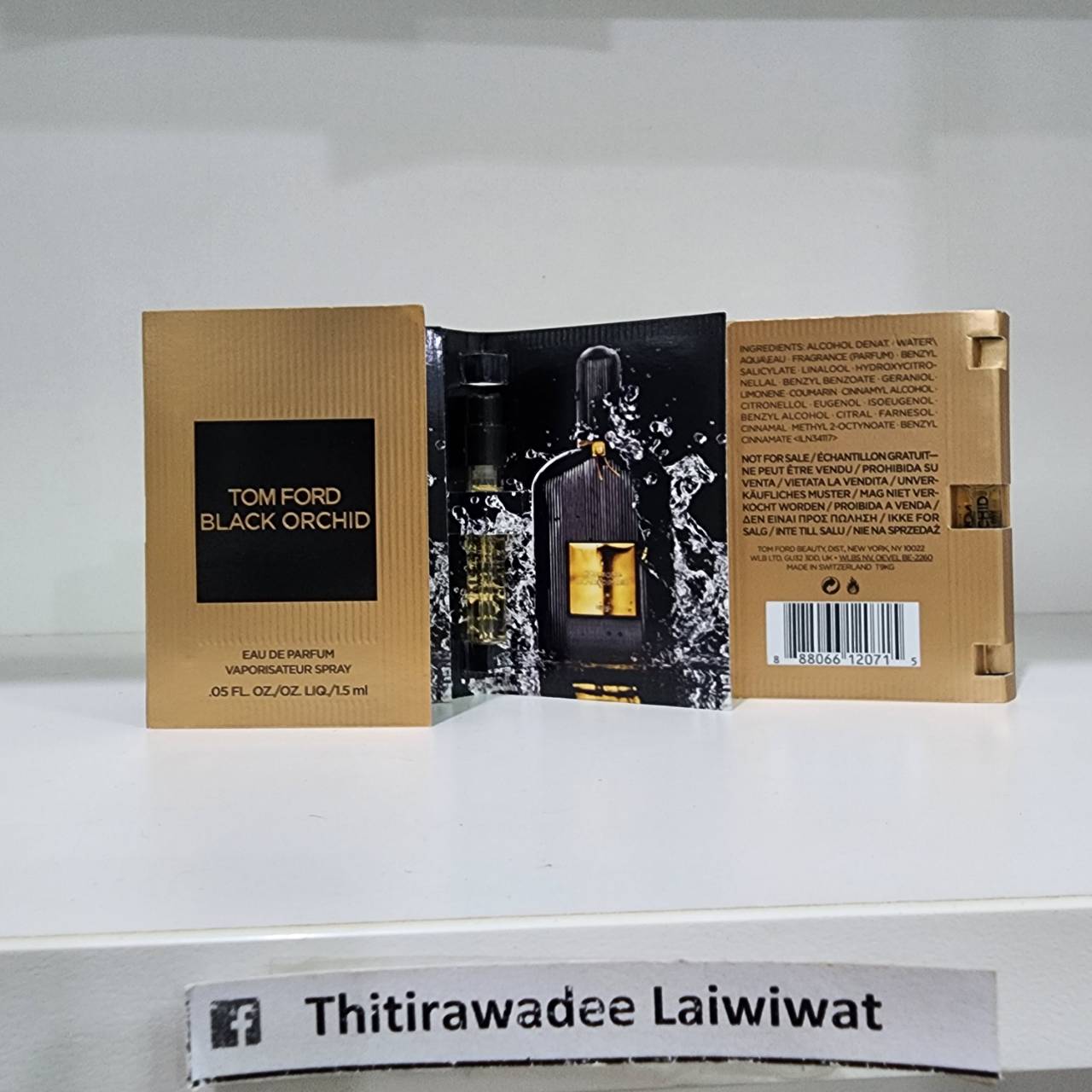 น้ำหอมไวออลหลอดทดลอง Tom Ford Black Orchid 1.5ml Spray Sample Vial ขนาดทดลองแบบ VIAL