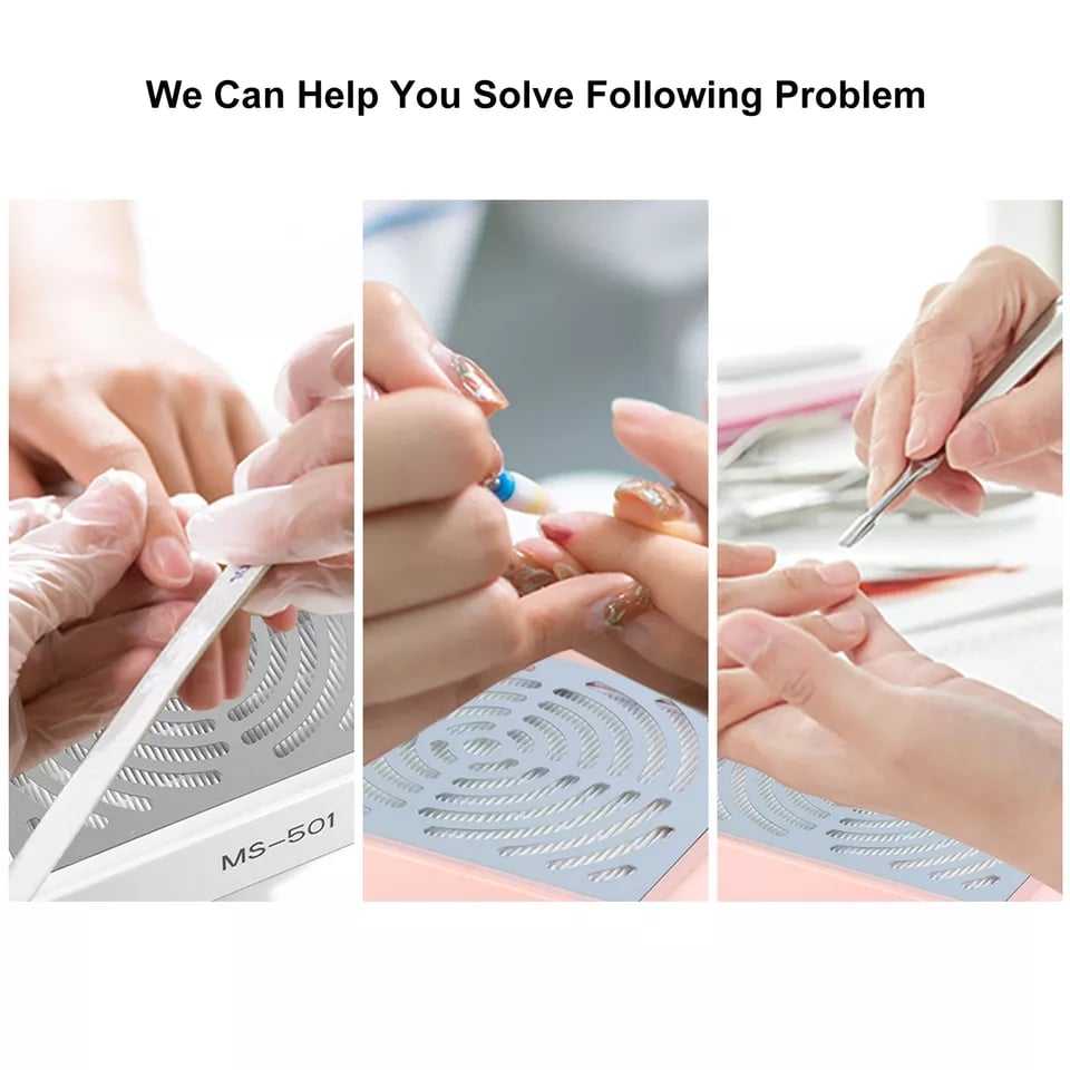 พัดลมดูดฝุ่นเล็บ เครื่องดูดฝุ่นเล็บ 40w มีช่องUSB