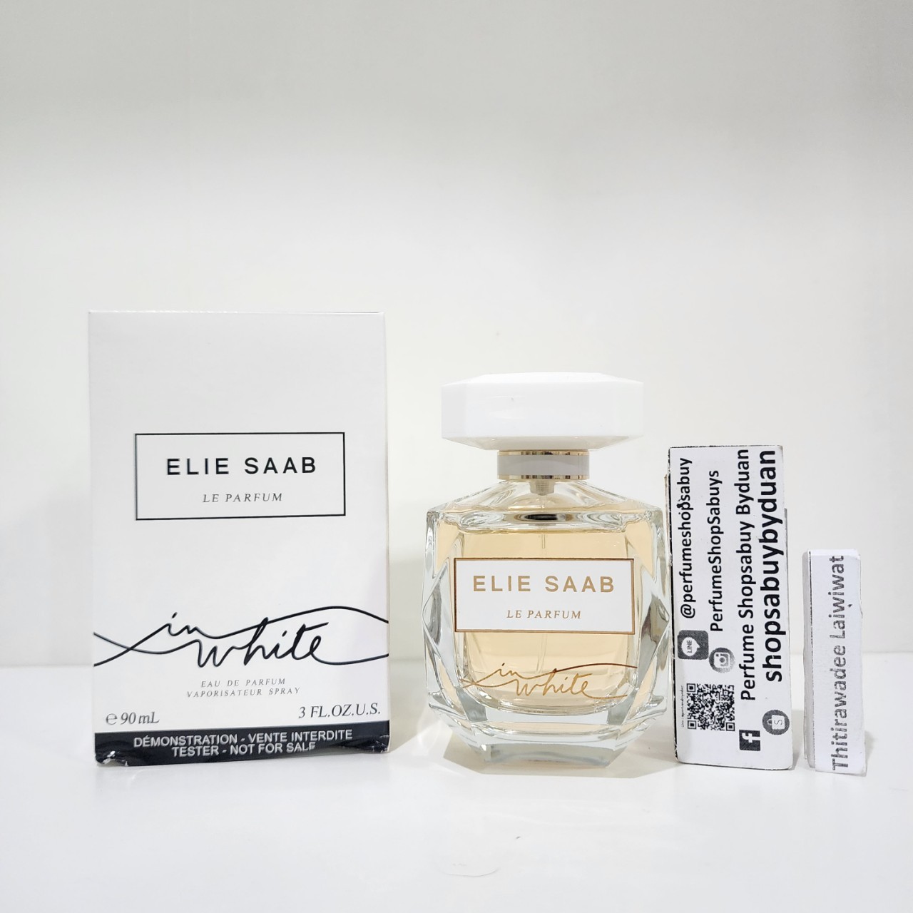 น้ำหอมแท้ Elie Saab Le Parfum In White EDP 90ml กล่องเทสเตอร์
