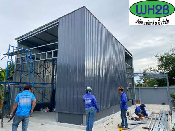 โกดังสำเร็จรูป ขนาด5.00x10.00 เมตร ท่าข้าม