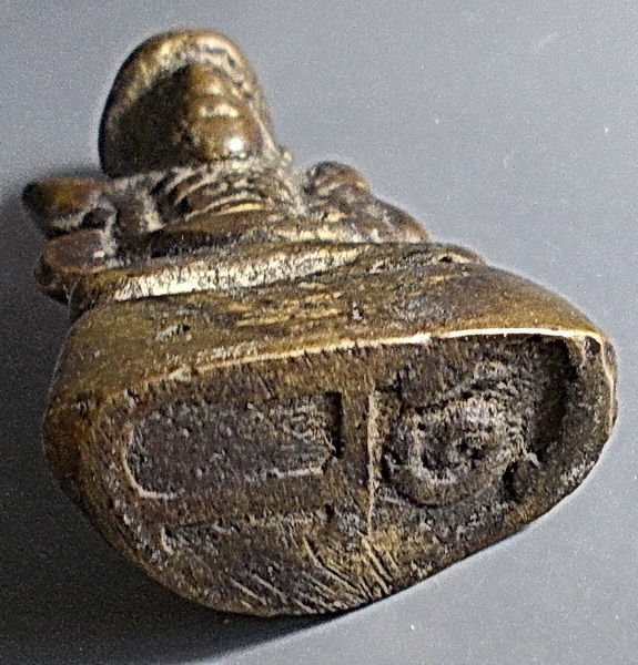 พระอุปคุตเขมร เก่าไม่ทราบที่ ขนาดห้อยบูชา